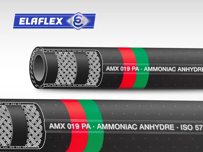 Применение резиновых шлангов Elaflex AMX для аммиака