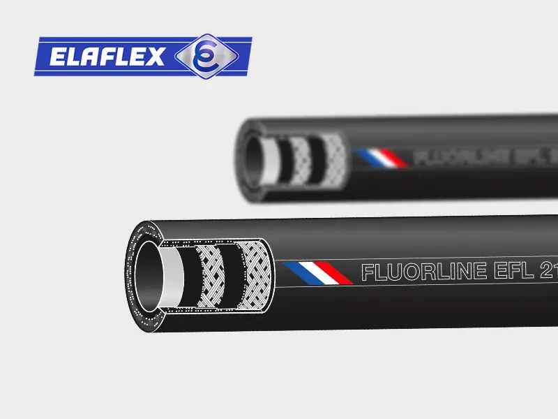 Применение резиновых рукавов Elaflex FLUORline