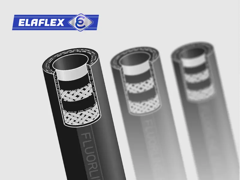 Применение резиновых шлангов Elaflex FLUORline