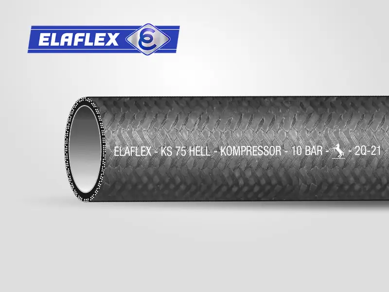 Применение резиновых шлангов Elaflex KS для горячего воздуха