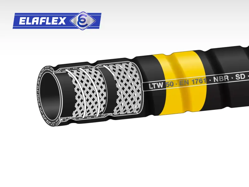 Применение промышленных рукавов Elaflex LTW для заправки автоцистерн