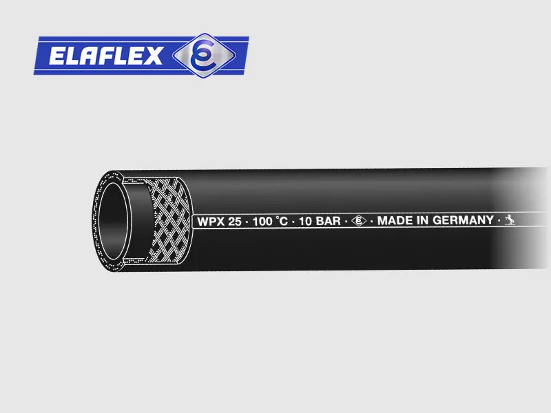 Применение резиновых шлангов Elaflex WPX для горячей воды