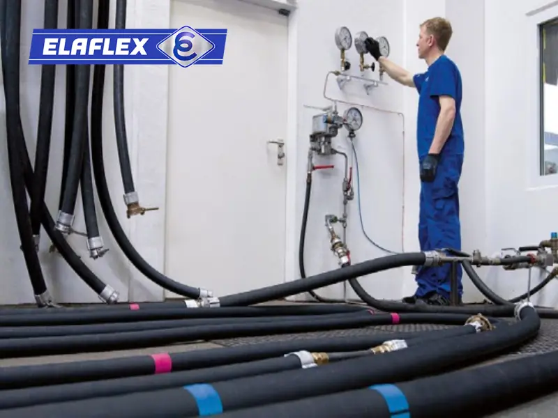 Применение промышленных рукавов Elaflex XHD для топливозаправки  нефти и газа