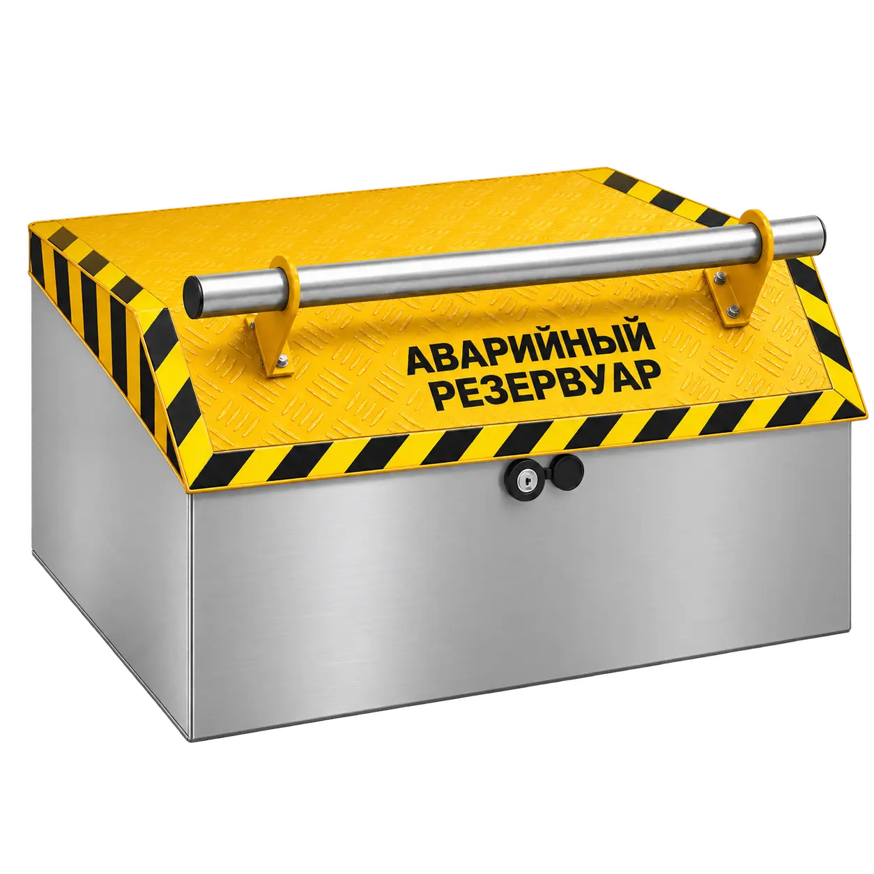 Люк технологического отсека аварийного резервуара 1100×1100 с полимерным покрытием