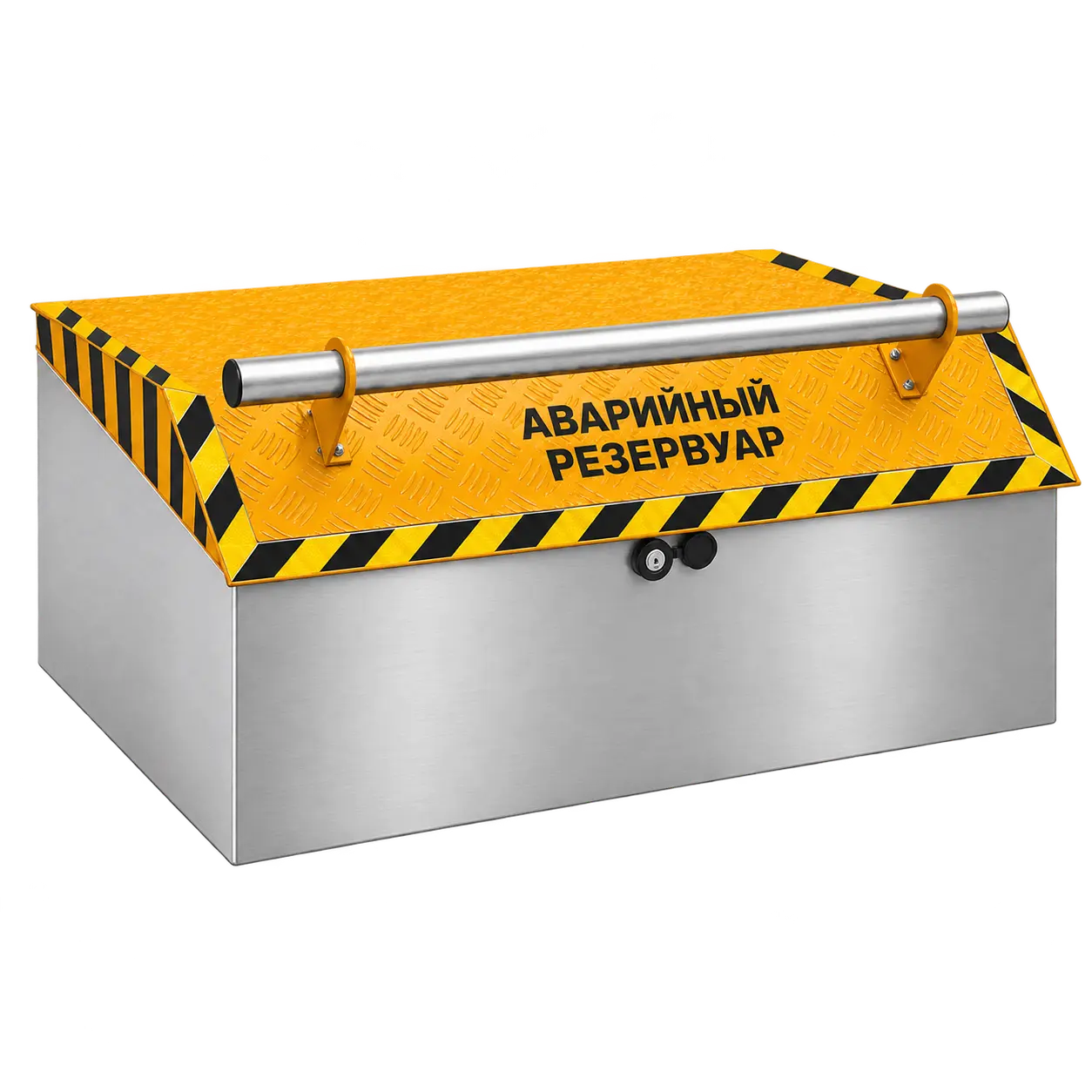 Люк технологического отсека аварийного резервуара 1200×1200 с полимерным покрытием