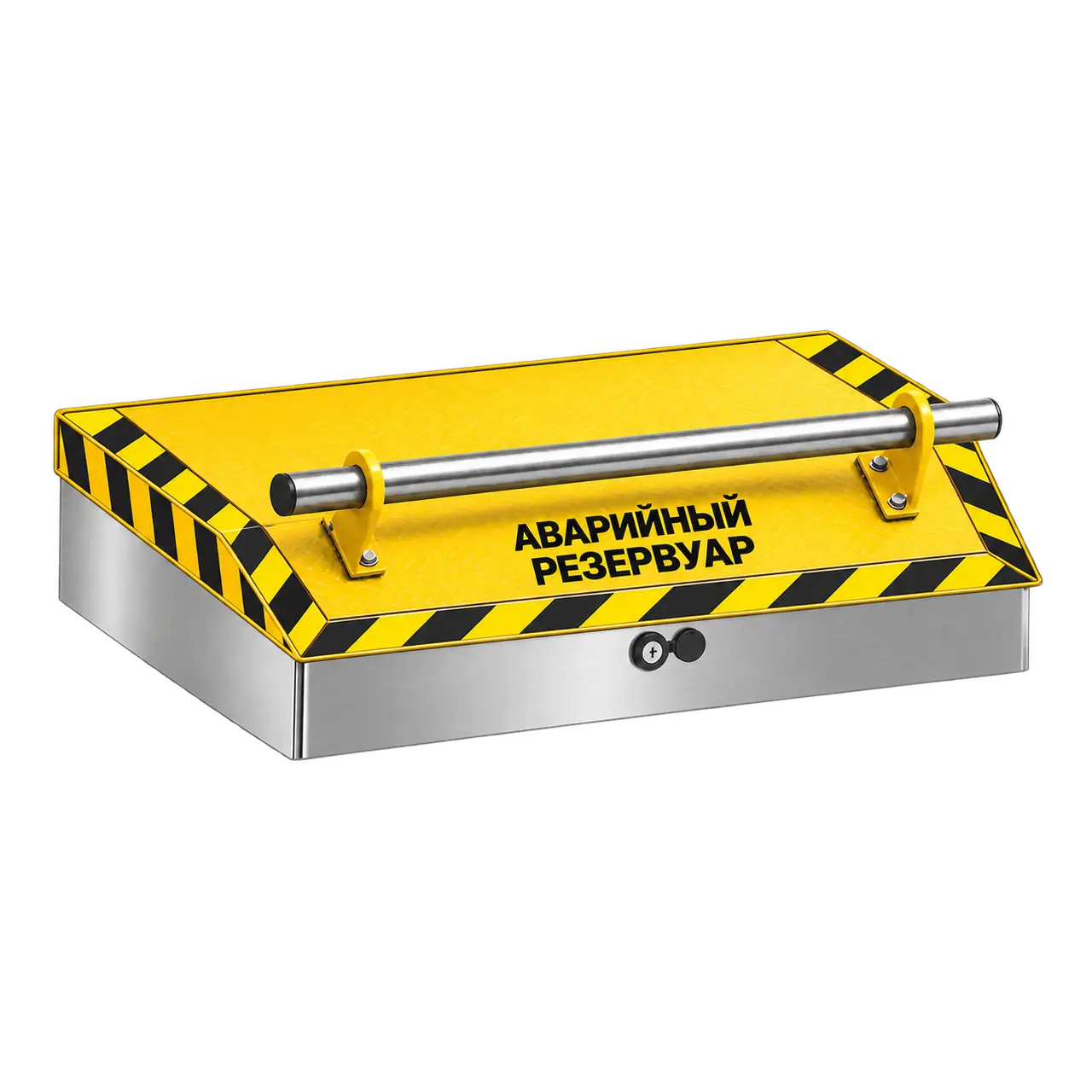 Люк технологического отсека аварийного резервуара 915×465 с полимерным покрытием