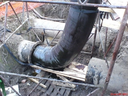 Применение полимерных рукавов для санации труб канализации